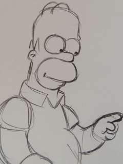 The Simpsons - Homer Simpson - Unique- Certificate of Authenticity | Catawiki