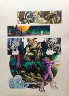 FernÃ¡ndez, Fernando - Original colored page - Zora y los Hibernautas - (1983) | Catawiki