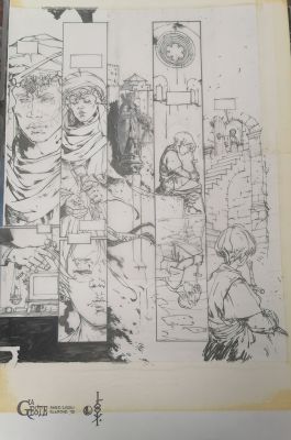 PLANCHE ORIGINALE DE LA GESTE DE CHEVALIERS DRAGONS T20 PLANCHE 38 | Pulp’s