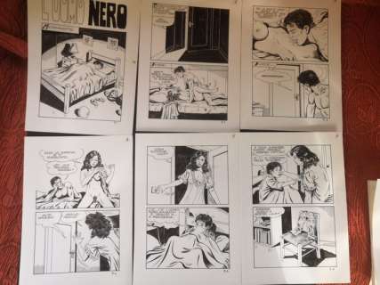 Strega n. 9 - episodio completo 30x tavole originali - Loose page - (1988) | Catawiki