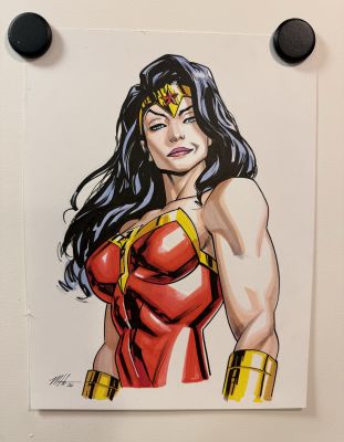 Mike Hawthorne - Mike Hawthorne‘s ART & LOVE Day 3: Wonder Woman!