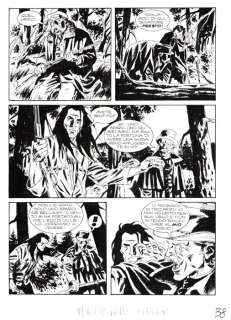 Magico Vento n. 18 - Tavola Originale "l’ombra del guerriero" - Loose page - First edition - (1998) | Catawiki