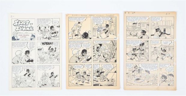 PIËT, FRANS (1905-1997). SJORS EN SJIMMIE. UNPUBLISHED STORY | Zwiggelaar Auctions