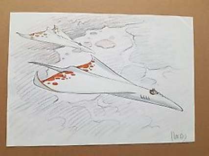 Moebius - Dessin original couleur - Vol - (2002) | Catawiki