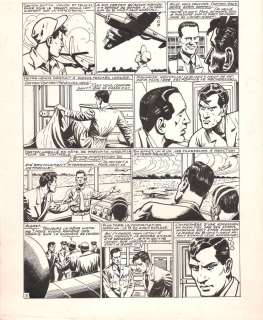 Giordan (Robert) - Vigor, planche n°5 Ã  l‘encre de Chine du récit …