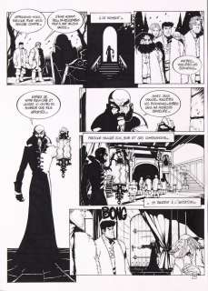 Leclercq | Bob Morane, planche n°4 Ã  l’encre de Chine et au… | Banque Dessinée