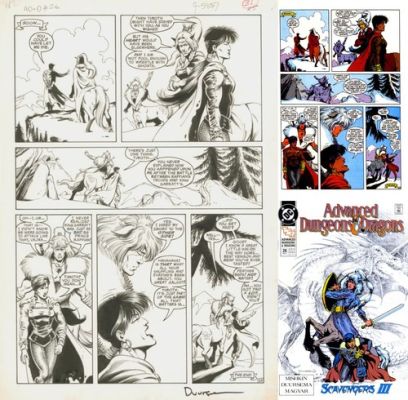 Jan Duursema & Kim DeMulder SIGNED AD&D #26 Original Art Partial Splash Page TSR | eBay US (Buy It Now)