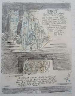 Will eisner - Originele schets voor pagina 39 - To the heart of the storm - Loose page - First edition - (1991) | Catawiki