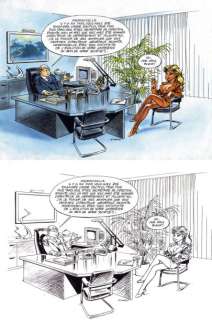 Dany | Dessin à l’encre de chine, accompagné de sa mise en couleurs à l’aquarelle | Cornette de St Cyr