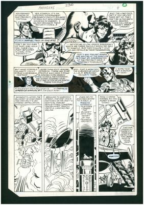 Milgrom, Al; Sinnott, Joe | The Avengers #236 Page 7 Original Comic Art by Al Milgrom. | Parigi Books