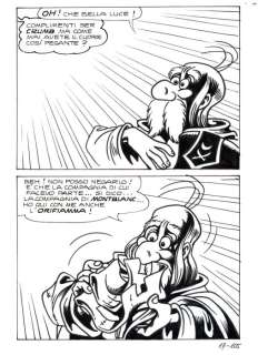 La Compagnia della Forca n. 17 - Tavola Originale "I due genii siamesi" - Loose page - First edition - (1978) | Catawiki