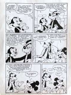Topolino #131 - L. Bottaro: Topolino e la doppia Vigilia di Natale - Tavola 18 Pagina 20 - Loose page | Catawiki