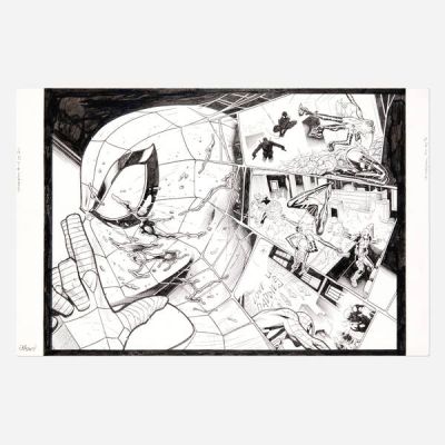 Ed McGuinness | Spider-Man / Deadpool #14 Pages 2 and 3 Original Art (Marvel Comics, 2017) | Landry Pop Auctions
