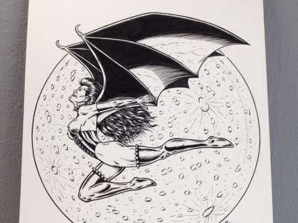 Vamperotica Dare to Bare #2 - Anthony Smith - Original Page Sexy Vampires Published and Signed! - Loose page - First edition - (1998) | Catawiki