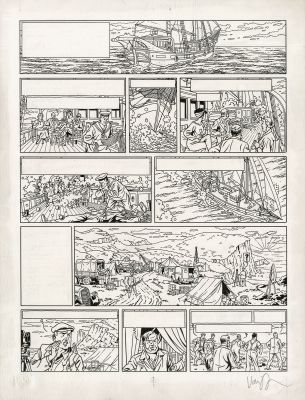 Van Dongen | Blake et Mortimer T. 31 La menace Atlante | Galerie Champaka