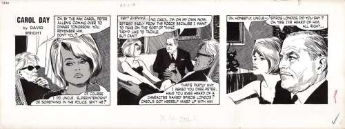 David Wright | Carol Day strip #3280 | Tavole Originali