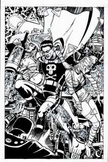 Will Meugniot - exciting comics #7 cover (the black terror! ) 2019