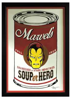 SOUPer Hero - Iron Man Original Painting by Tim Rogerson | Diamond Galleries
