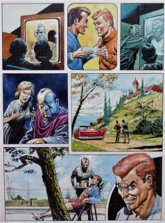 Lawrence, Don - Originele pagina in kleur - Trigië - The Man from the future - (1975) | Catawiki