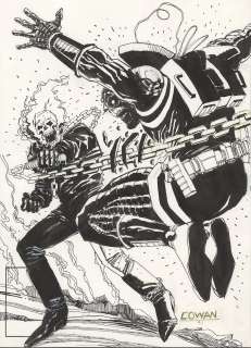 Denys Cowan - Deathlok #10 Cover 1992
