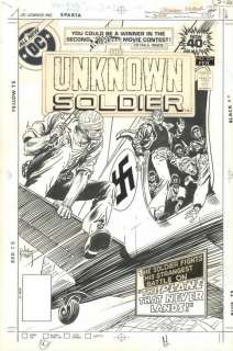 1979 Unknown Soldier #224 Cover Art - Joe Kubert | Weiss Auctions