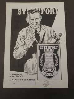 Vallès, Francis - Dessin original - Ex-libris - Les Maîtres de l’orge - (1995) | Catawiki