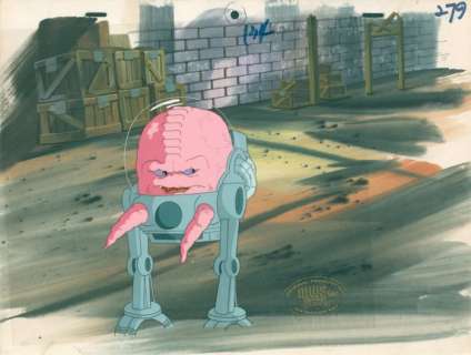 Teenage Mutant Ninja Turtles - full scene: sketch, cel and painted background - First edition - (1992/1996) | Catawiki