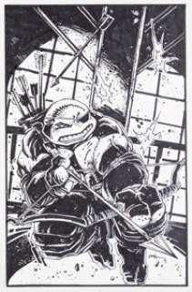 Kevin Eastman Teenage Mutant Ninja Turtles: Urban Legends #13 Cover Original Art (IDW, 2019).... (Total: 3 Original Art) | Heritage