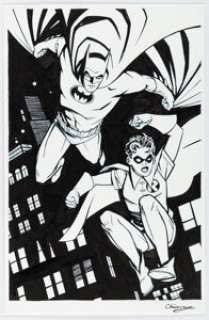 Chiang, Cliff | Cliff Chiang - Batman and Robin Illustration Original Art (undated).... | Heritage
