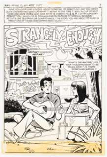 Stan Goldberg | The Mad House Glads #85 Complete 14-Page Story "Strangely Enough" Original Art (Archie, 1972). (Total: 14 Original Art) | Heritage