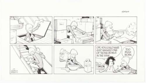 Jerry Scott and Jim Borgman Zits Sunday Comic Strip Original Art dated 6-29-14 (King Features Syndicate, 2014). | Heritage