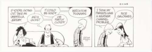 Jerry Scott and Jim Borgman Zits Daily Comic Strip Original Art dated 5-19-18 (King Features Syndicate, 2018). | Heritage