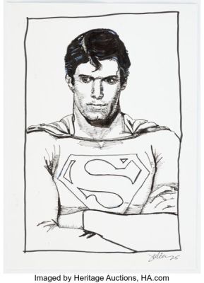 Julian Dwyer - Superman Illustration Original Art (2025). | Heritage