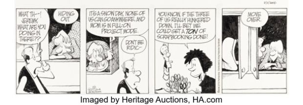 Jerry Scott and Jim Borgman Zits Daily Comic Strip Original Art dated 2-2-06 (King Features Syndicate, 2006). | Heritage