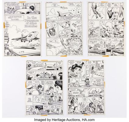 Al Hartley In The Presence of Mine Enemies Story Pages 1-5 Original Art (Archie/Spire/Revell, 1973). (Total: 5 Original Art) | Heritage