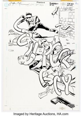 John McCrea Superboy #95 Cover Original Art (DC, 2002). | Heritage