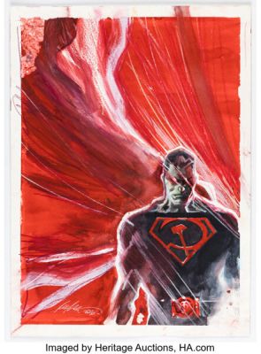 Rafael Albuquerque - Red Son: Superman Illustration Original Art (2016). | Heritage