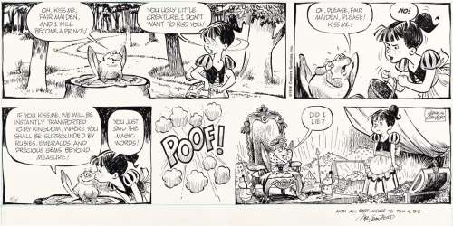 MEL CRAWFORD (1925-2015 "Oh, kiss me, fair maiden, and I will become a prince!" [COMICS / MCCALL OF THE WILD]