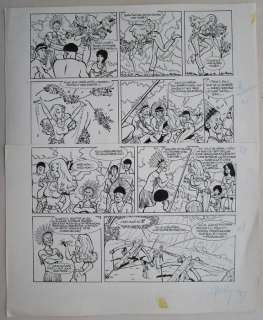 Renaud - Originele pagina (p.5) - Pokervrouw 3 - De wraak van de Moustihikos - (1984) | Catawiki