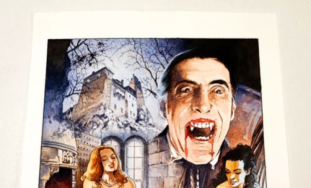 Original Drawing Horror Cover Art Dracula The Vampire (2021) - Luca Raimondo | eBay Europe (Buy It Now)