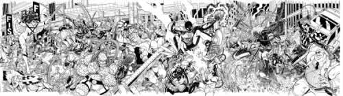 Nick Bradshaw - Marvel‘s Devil‘s Reign - 6 cover spread