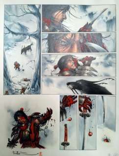 Les Nuées Ecarlates T3 - Le Trait Parfait - page 25 - Loose page - (2009) | Catawiki