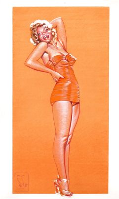 Sesar | Vamp: Marilyn Monroe (Gli uomini preferiscono le bionde) | Tavole Originali