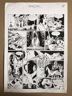 Marcello, Carlo - Planche originale - Amok (1989)