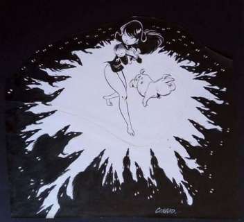 Conrad, Didier (Les Innommables) - Couverture originale - De Onnoembaren 7 - Alix-Noni-Tengu (fin triste) - encre + gouache blanche - (1996) | Catawiki