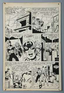 CAPTAIN AMERICA / MEN’S ADVENTURES #27 (1954) - Mort Lawrence Hand-Drawn Captain America Page Five Artwork | Propstore
