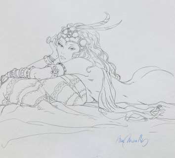 Mirallès, Ana - Dessin original - Djinn - Lady Nelson - (2016) | Catawiki