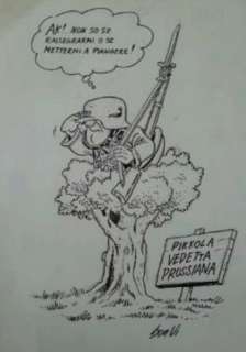 Sturmtruppen - Bonvi - original artwork "Piccola vedetta prussiana" - Loose page | Catawiki