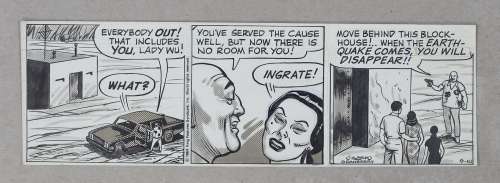 Original Art: Buz Sawyer Comic Strip, May 10, 1984 by John Celardo | mycomicshop.com