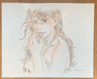 Jim - Dessin original couleur - Une Nuit Ã  Rome - Marie | Catawiki